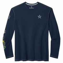 Dallas Cowboys Oasis Endzone Lux Long Sleeve T-Shirt Navy