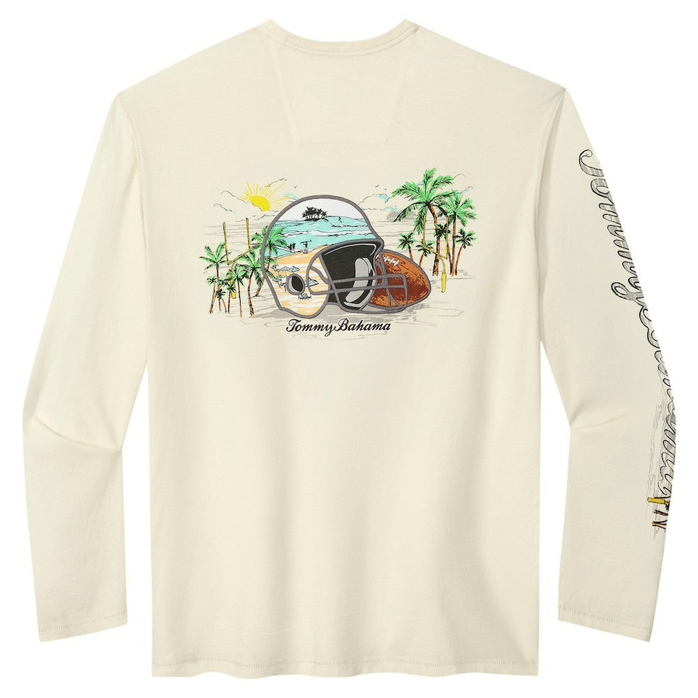 Atlanta Falcons Oasis Endzone Lux Long Sleeve T-Shirt Cream