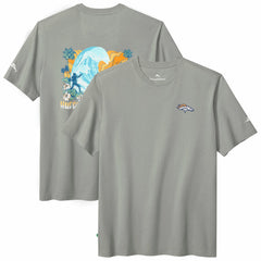 Denver Broncos Huddle & Hang Tens T-Shirt Gray
