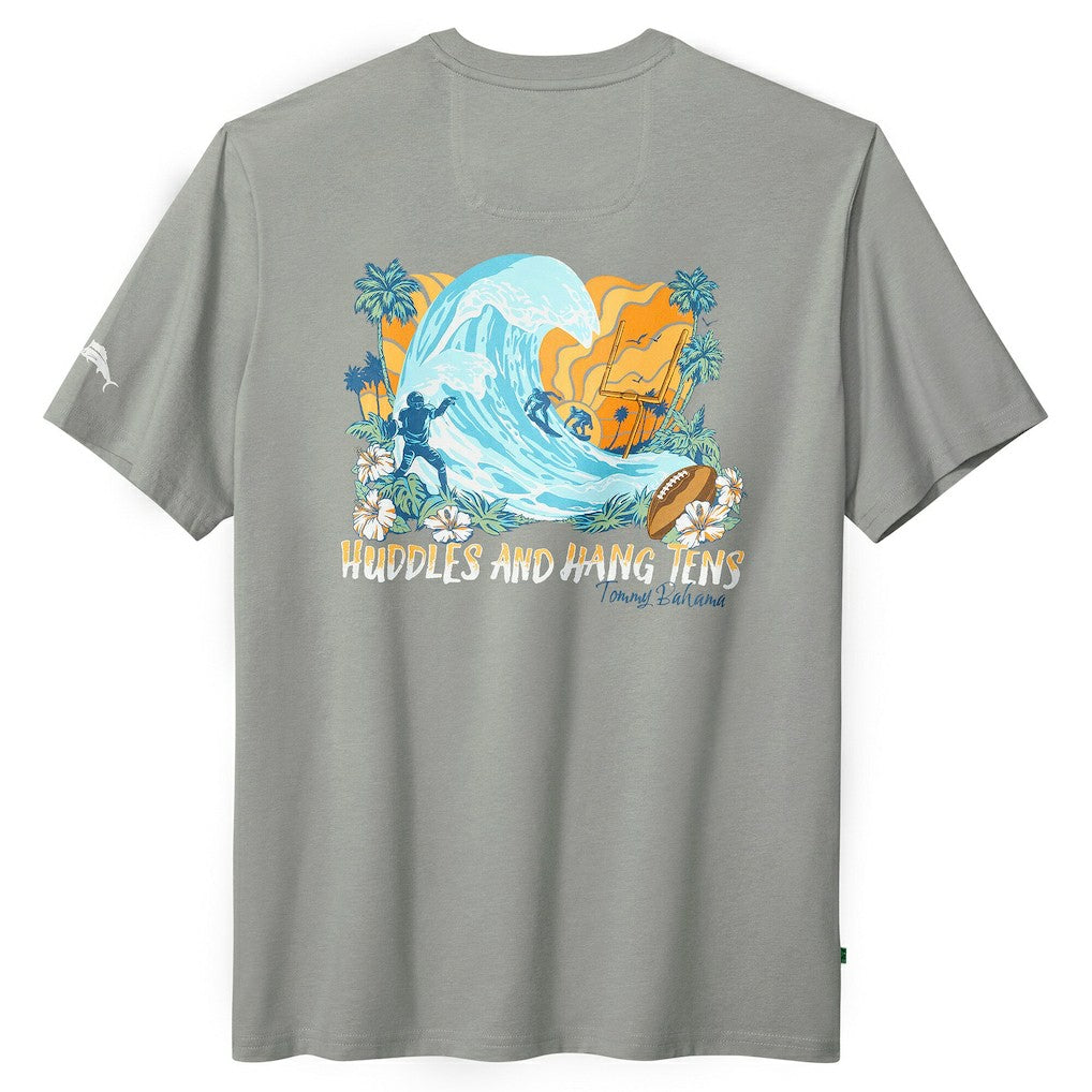 Dallas Cowboys Huddle & Hang Tens T-Shirt Gray
