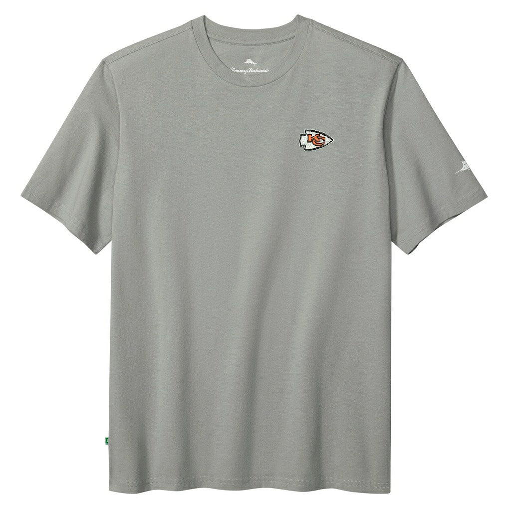 Kansas City Chiefs Huddle & Hang Tens T-Shirt Gray