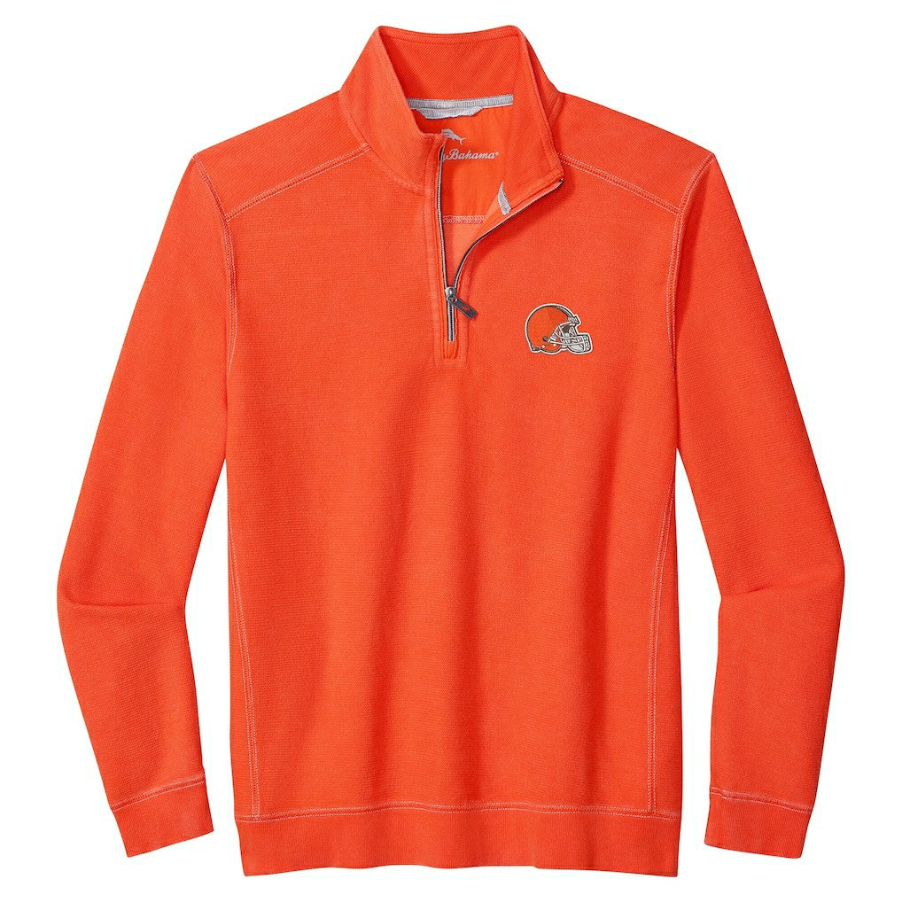 Cleveland Browns Sport Tobago Half-Zip Pullover Orange