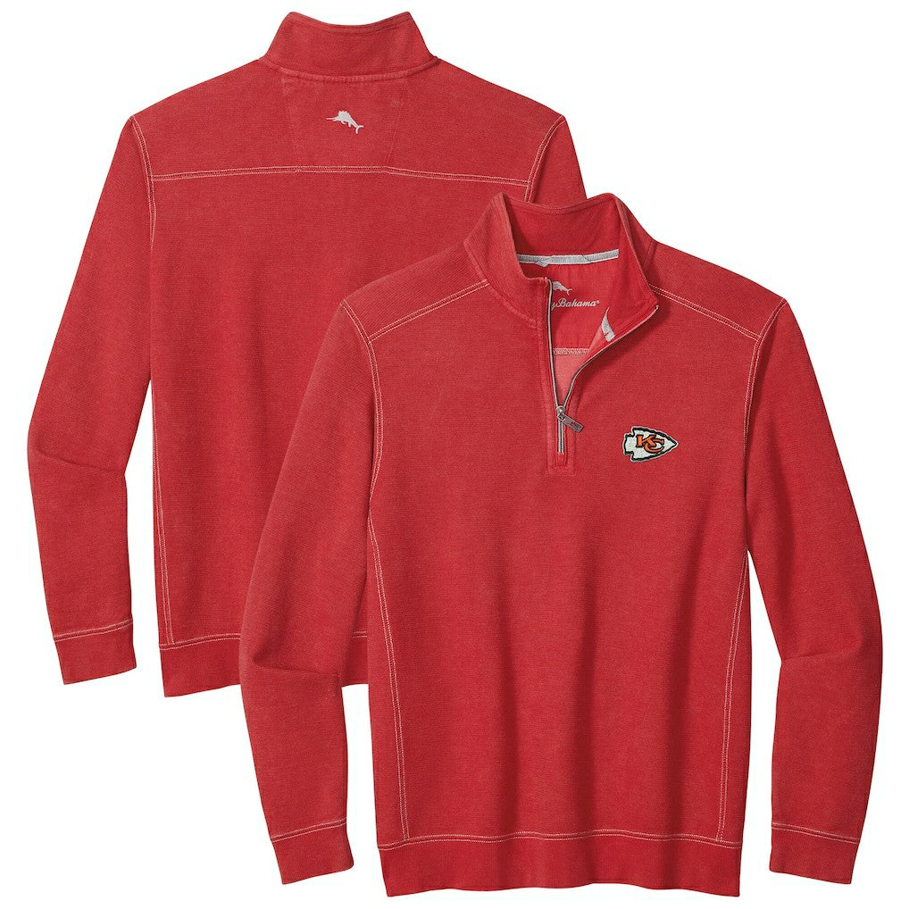 Kansas City Chiefs Sport Tobago Half-Zip Pullover Red