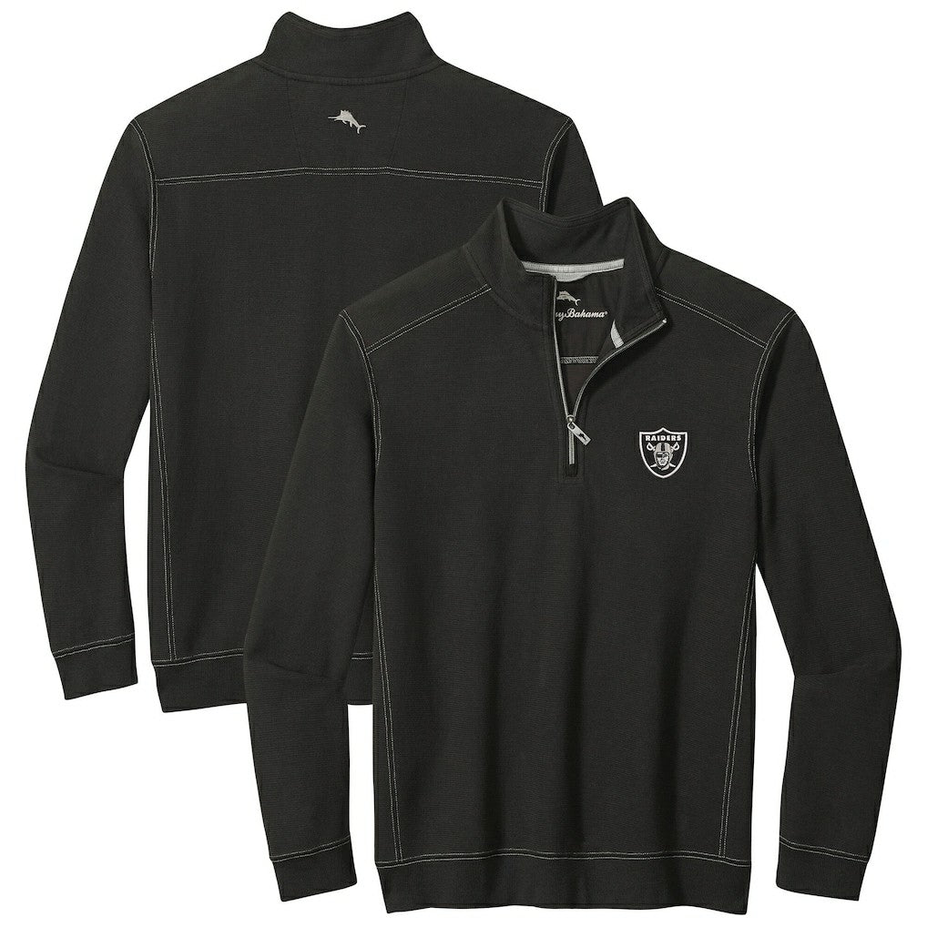 Las Vegas Raiders Sport Tobago Half-Zip Pullover Black