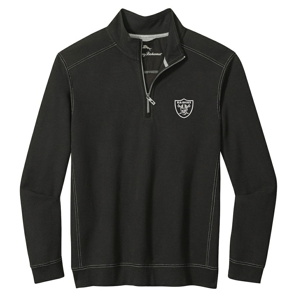 Las Vegas Raiders Sport Tobago Half-Zip Pullover Black
