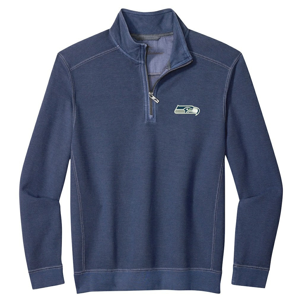 Seattle Seahawks Sport Tobago Half-Zip Pullover College Navy