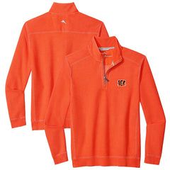 Cincinnati Bengals Sport Tobago Half-Zip Pullover Orange