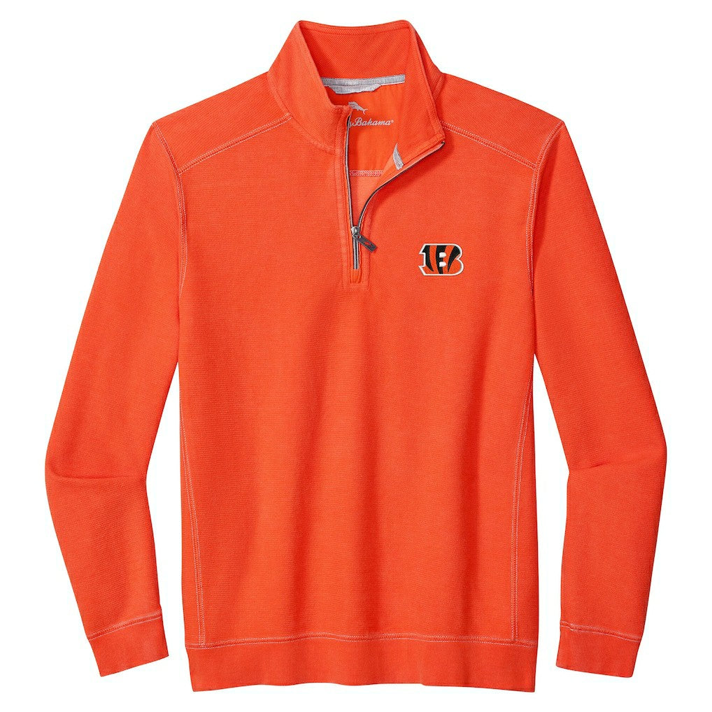 Cincinnati Bengals Sport Tobago Half-Zip Pullover Orange