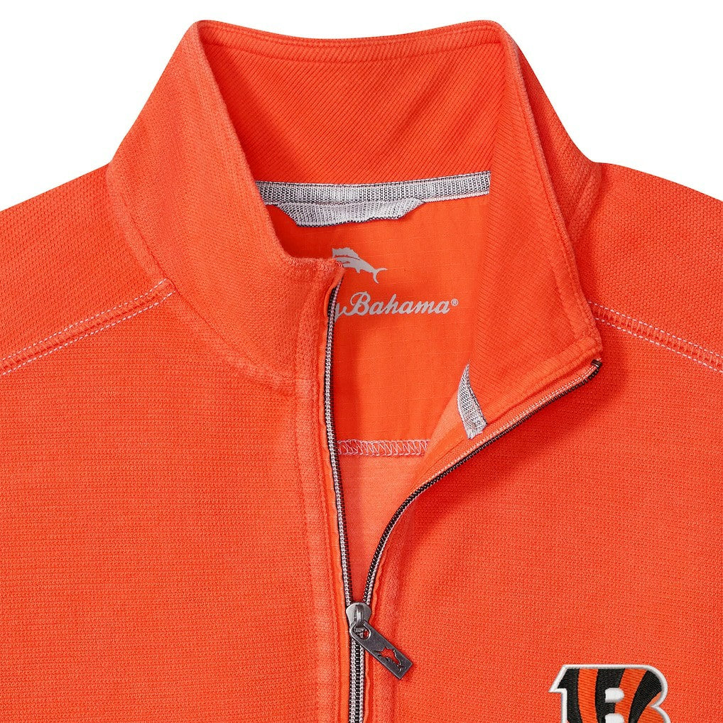 Cincinnati Bengals Sport Tobago Half-Zip Pullover Orange