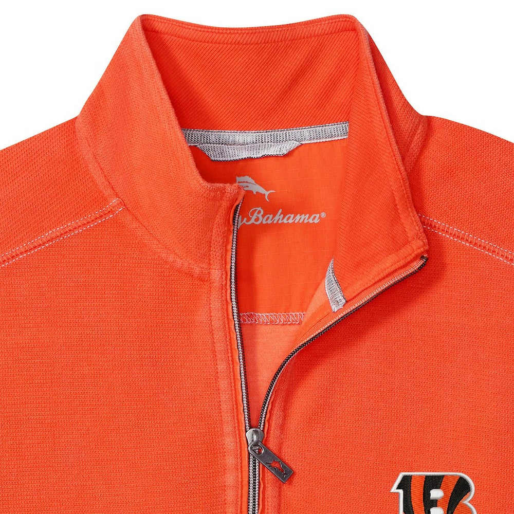 Cincinnati Bengals Sport Tobago Half-Zip Pullover Orange