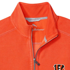 Cincinnati Bengals Sport Tobago Half-Zip Pullover Orange