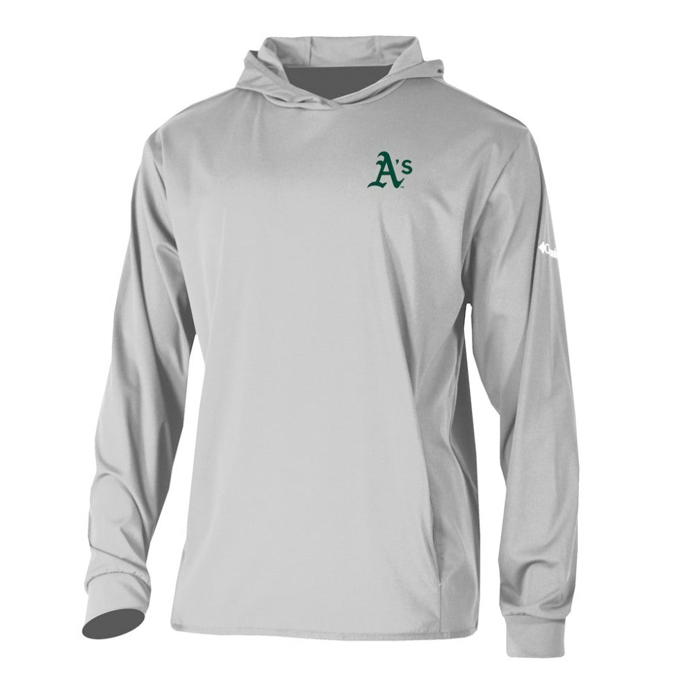 Athletics Columbia Long Drive Pullover Hoodie - Gray Hoodies