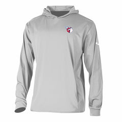 Cleveland Guardians Columbia Long Drive Pullover Hoodie - Gray Hoodies