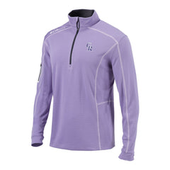 Colorado Rockies Columbia Omni-Wick Shotgun Quarter-Zip Pullover - Purple Pullover
