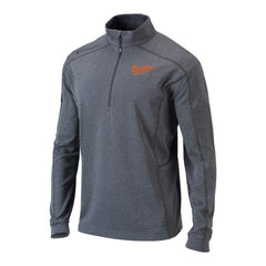 Baltimore Orioles Columbia Omni-Wick Shotgun Quarter-Zip Pullover - Black Pullover