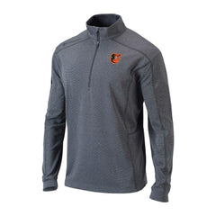 Baltimore Orioles Columbia Omni-Wick Shotgun Quarter-Zip Pullover - Gray Pullover