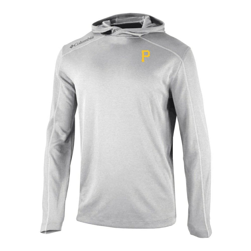 Pittsburgh Pirates Columbia Omni-Wick Shotgun Pullover Hoodie - Gray Hoodies