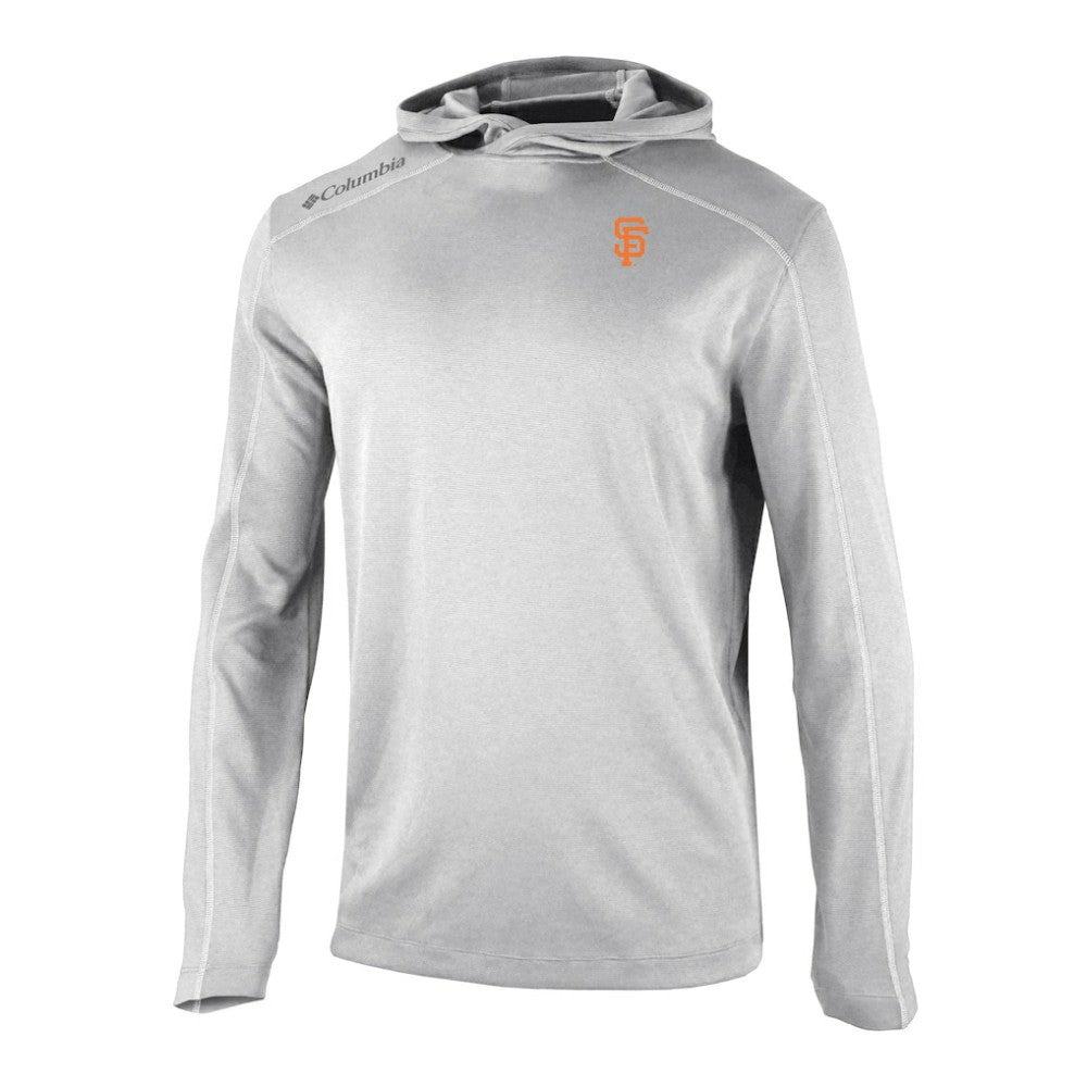 San Francisco Giants Columbia Omni-Wick Shotgun Pullover Hoodie - Gray Hoodies