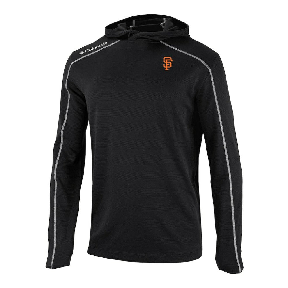 San Francisco Giants Columbia Omni-Wick Shotgun Pullover Hoodie - Black Hoodies