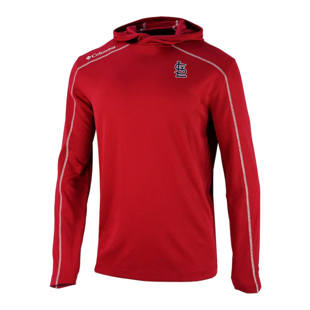 St. Louis Cardinals Columbia Omni-Wick Shotgun Pullover Hoodie - Red Hoodies
