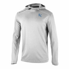 Kansas City Royals Columbia Omni-Wick Shotgun Pullover Hoodie - Gray Hoodies