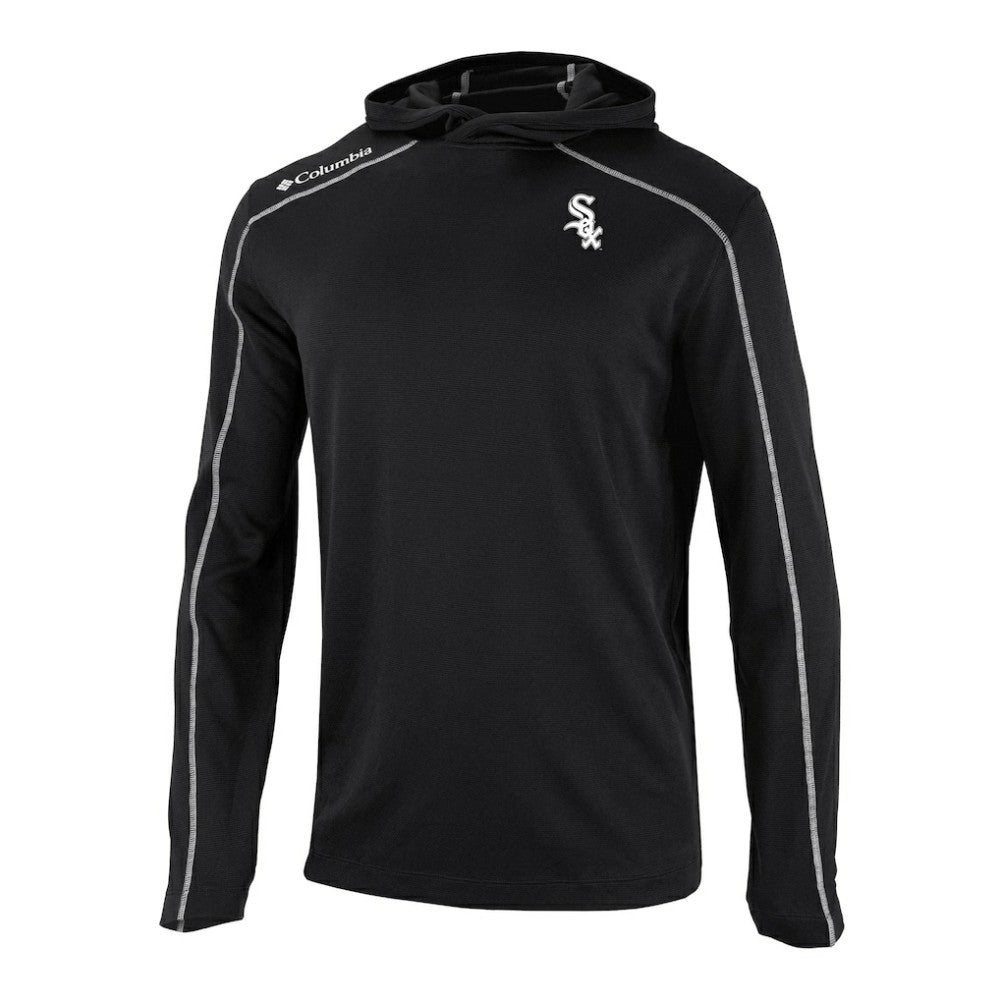 Chicago White Sox Columbia Omni-Wick Shotgun Pullover Hoodie - Black Hoodies