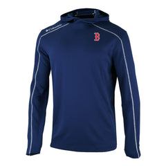 Boston Red Sox Columbia Omni-Wick Shotgun Pullover Hoodie - Navy Hoodies