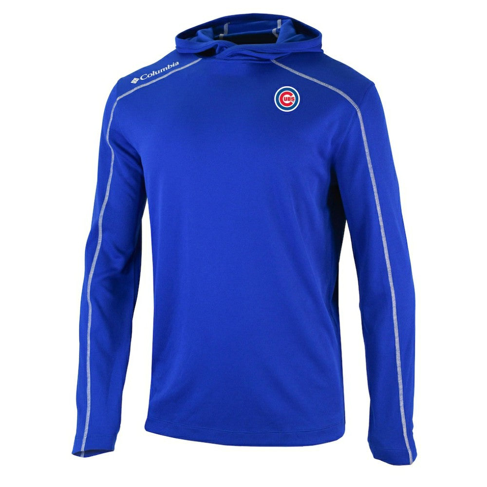 Chicago Cubs Columbia Omni-Wick Shotgun Pullover Hoodie - Royal Hoodies