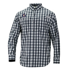 Houston Astros Columbia Super Tamiami Omni-Shade Long Sleeve Button-Down Shirt - Navy
