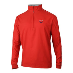 Minnesota Twins Columbia Omni-Wick Bogey's Paradise Quarter-Zip Pullover - Red Pullover
