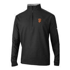 San Francisco Giants Columbia Omni-Wick Bogey's Paradise Quarter-Zip Pullover - Black Pullover