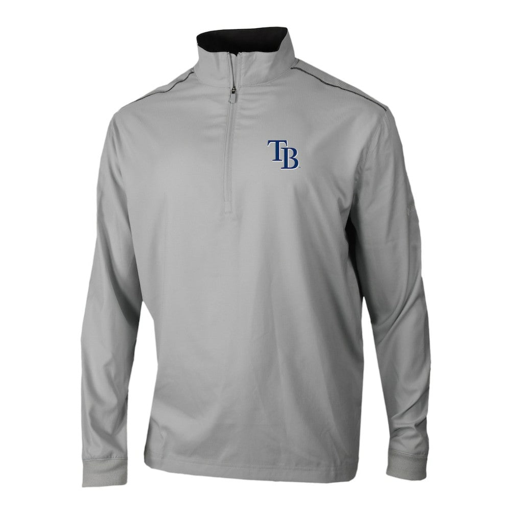 Tampa Bay Rays Columbia Omni-Wick Bogey's Paradise Quarter-Zip Pullover - Gray Pullover