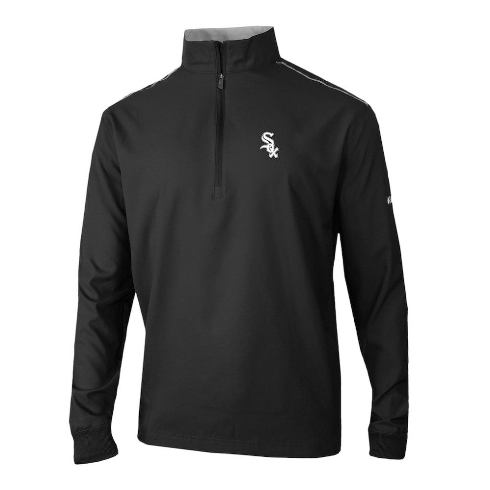 Chicago White Sox Columbia Omni-Wick Bogey's Paradise Quarter-Zip Pullover - Black Pullover