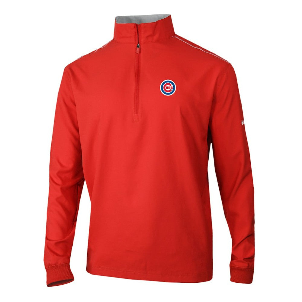 Chicago Cubs Columbia Omni-Wick Bogey's Paradise Quarter-Zip Pullover - Red Pullover