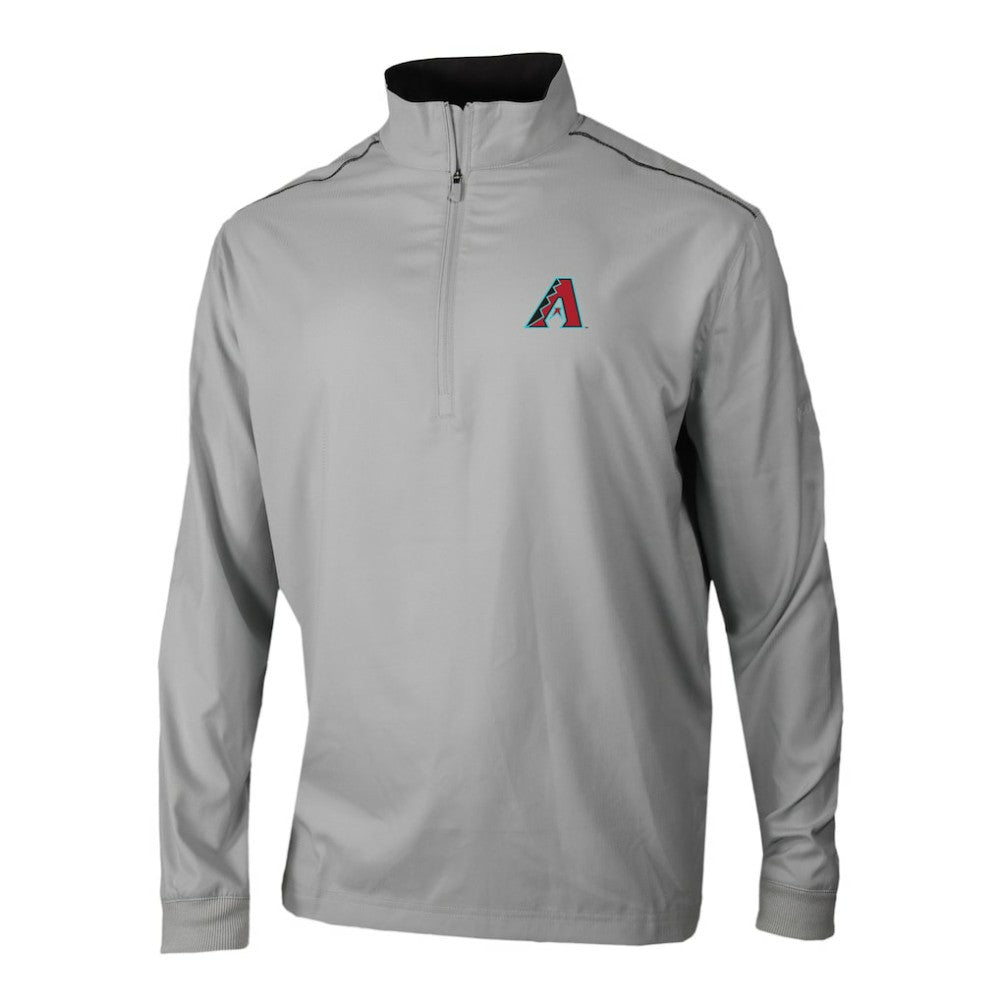 Arizona Diamondbacks Columbia Omni-Wick Bogey's Paradise Quarter-Zip Pullover - Gray Pullover