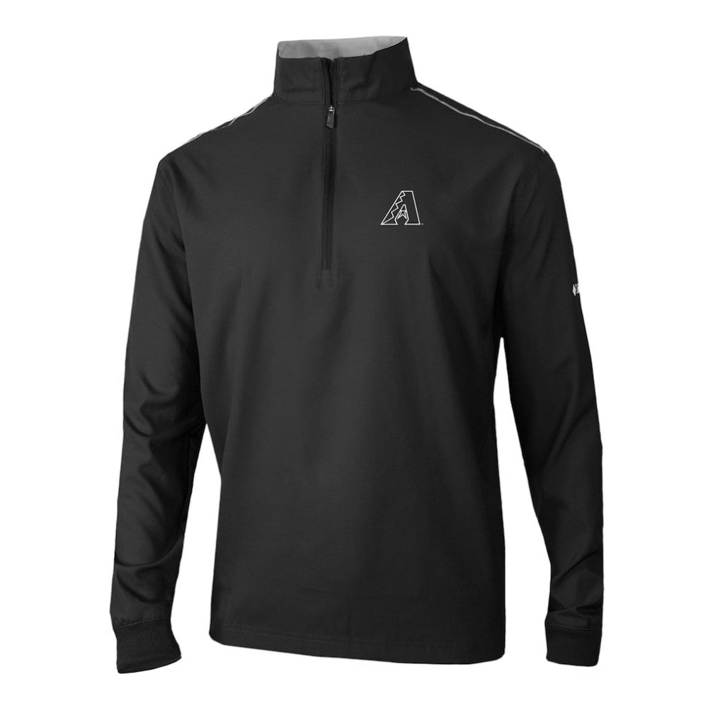 Arizona Diamondbacks Columbia Omni-Wick Bogey's Paradise Quarter-Zip Pullover - Black Pullover