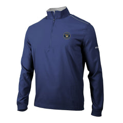 Milwaukee Brewers Columbia Omni-Wick Bogey's Paradise Quarter-Zip Pullover - Navy Pullover