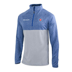 Chicago Cubs Columbia Omni-Wick Raglan Rockin' It Quarter-Zip Pullover - Royal Pullover