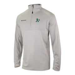 Athletics Columbia Omni-Wick Raglan Rockin' It Quarter-Zip Pullover - Gray Pullover