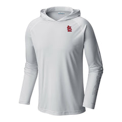 St. Louis Cardinals Columbia Terminal Tackle Omni-Shade Pullover Hoodie - White Hoodies