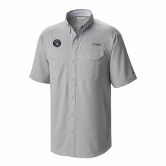 Milwaukee Brewers Columbia Omni-Wick Low Drag Offshore Button-Up Shirt - Gray