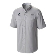 Miami Marlins Columbia Omni-Wick Low Drag Offshore Button-Up Shirt - Gray