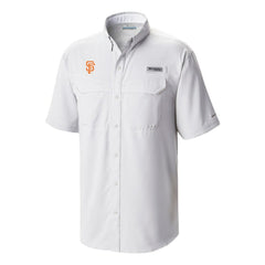 San Francisco Giants Columbia Omni-Wick Low Drag Offshore Button-Up Shirt - White
