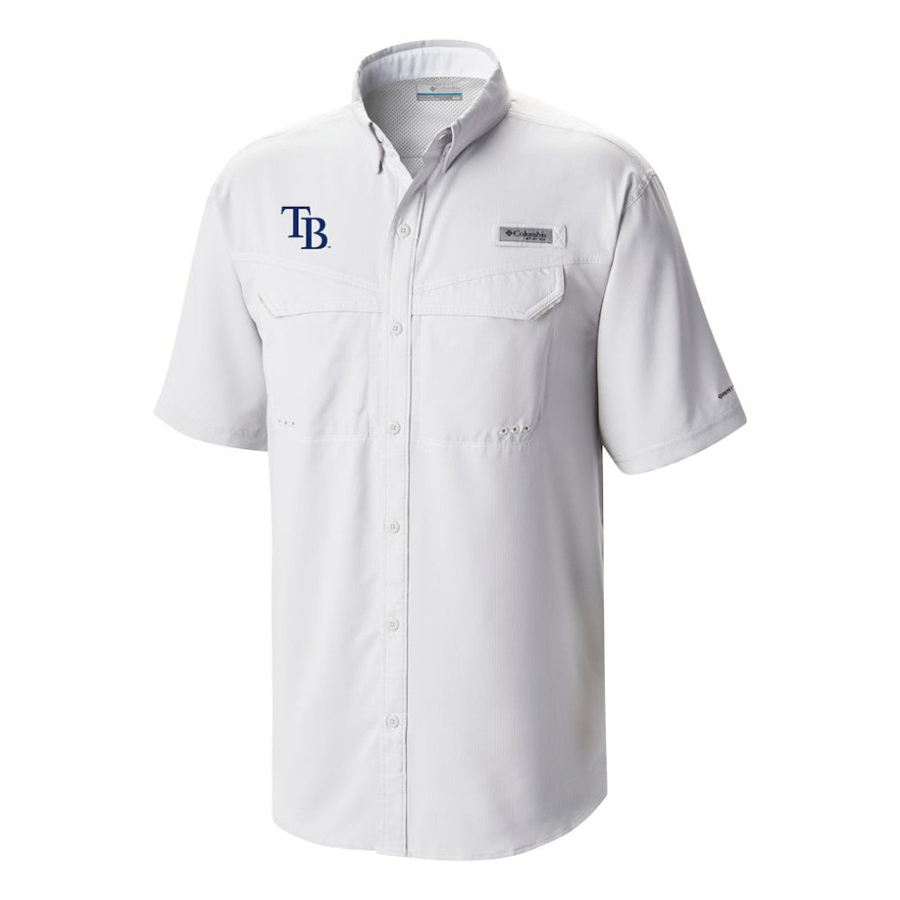 Tampa Bay Rays Columbia Omni-Wick Low Drag Offshore Button-Up Shirt - White