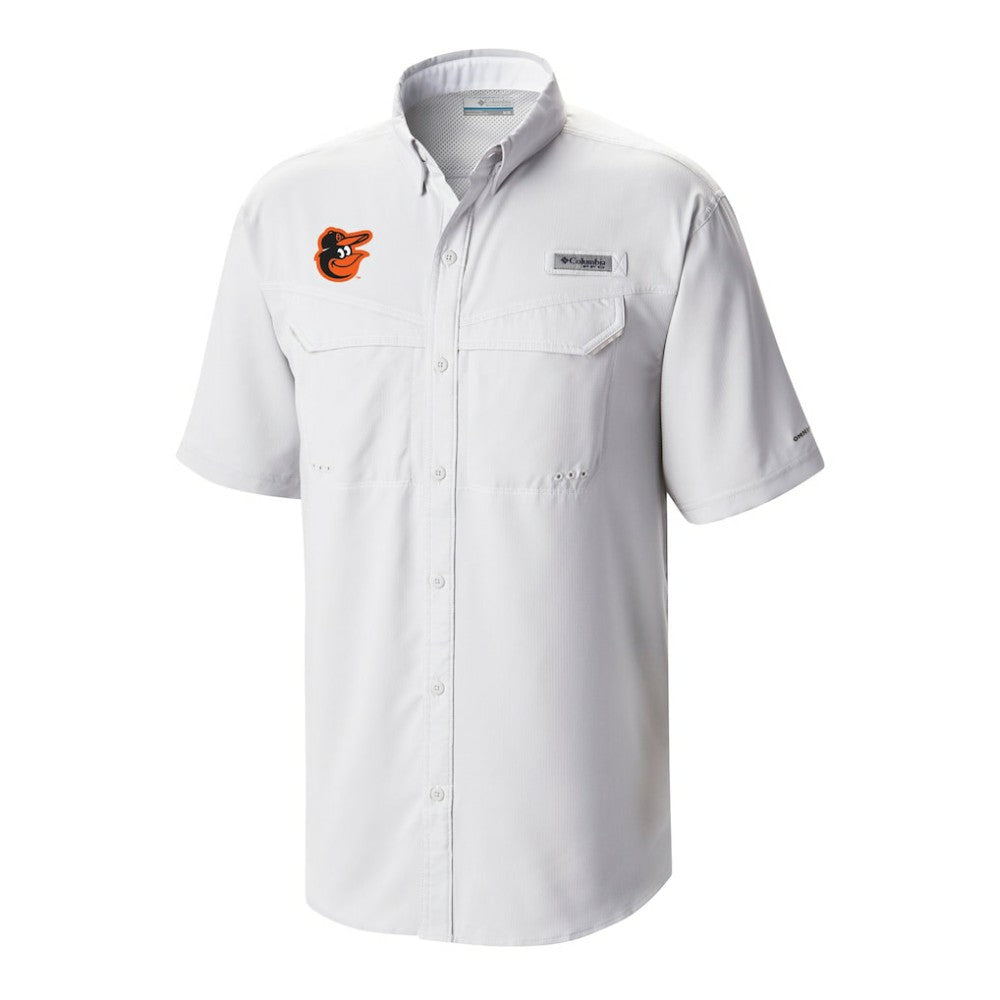 Baltimore Orioles Columbia Omni-Wick Low Drag Offshore Button-Up Shirt - White