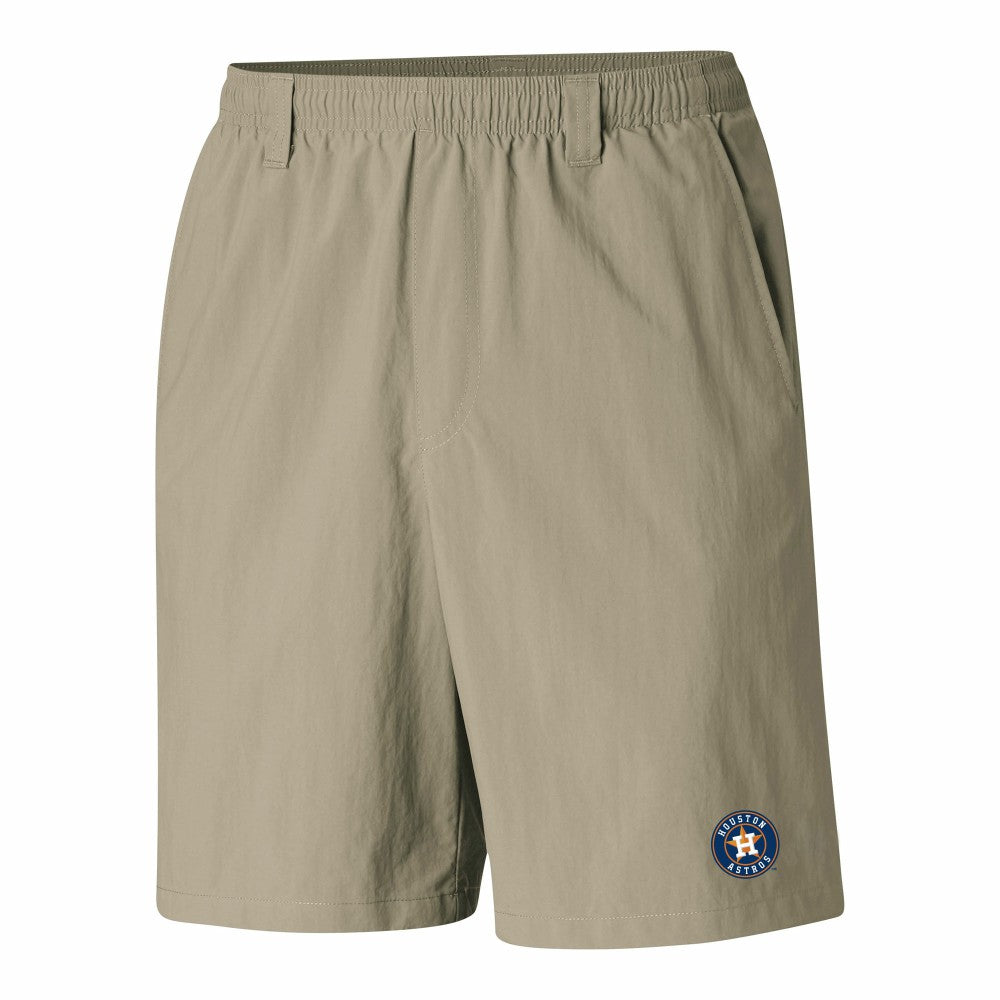 Houston Astros Columbia PFG Backcast III Water Shorts - Tan Shorts