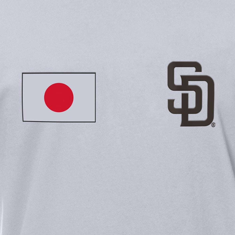San Diego Padres New Era Japanese Flag T-Shirt - White T-shirts
