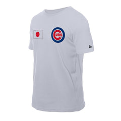 Chicago Cubs New Era Japanese Flag T-Shirt - White T-shirts