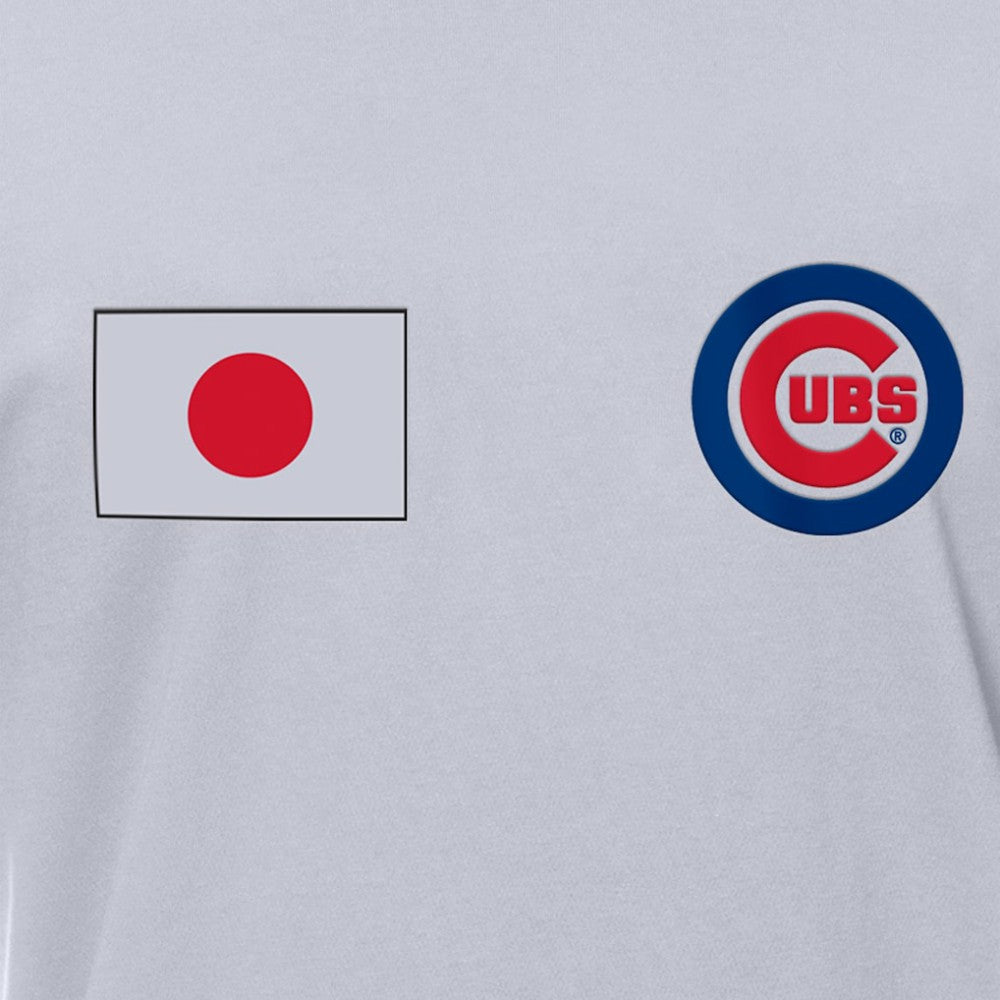 Chicago Cubs New Era Japanese Flag T-Shirt - White T-shirts