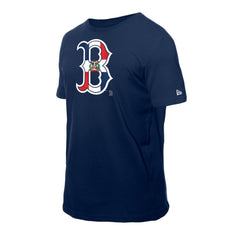 Boston Red Sox New Era Dominican Republic Flag Logo T-Shirt - Navy T-shirts